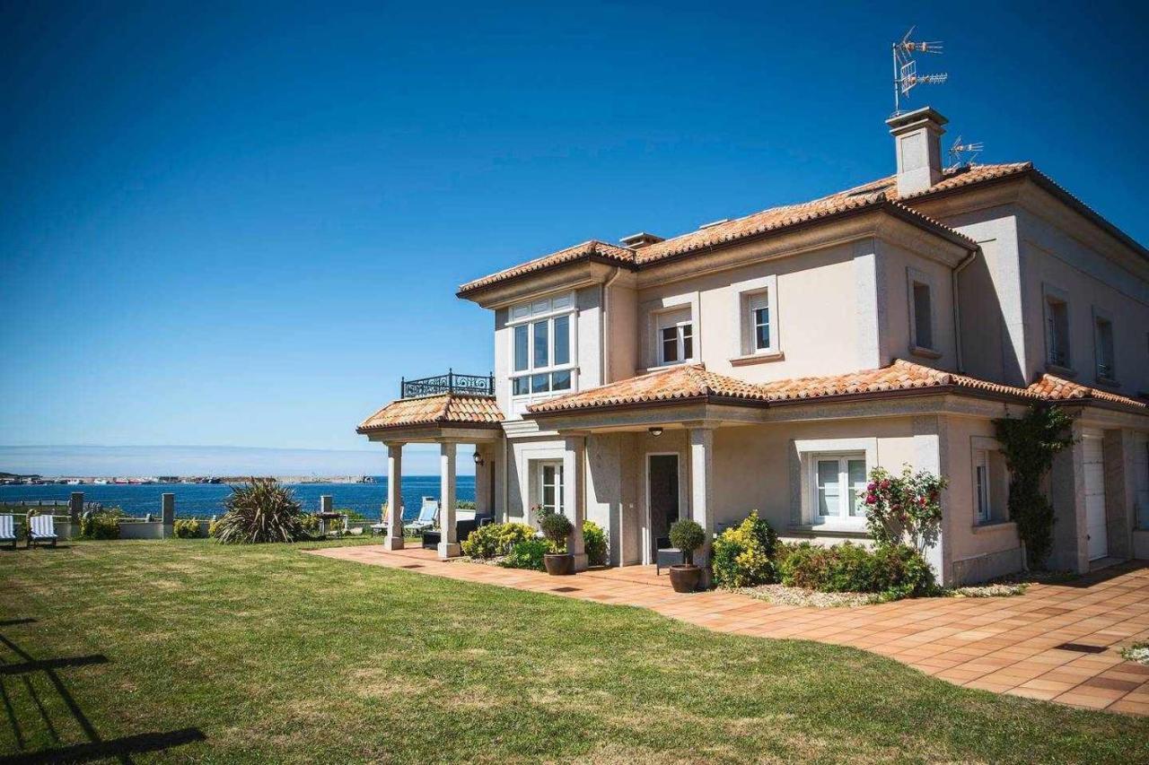 Chalet Pareado Con Jardin En 1ª Linea De Mar Villa Burela Exterior foto