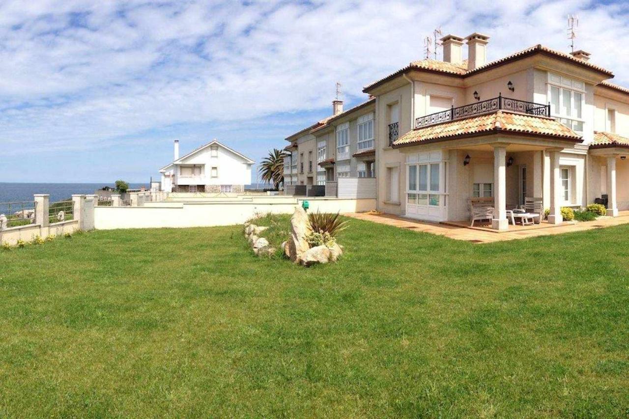 Chalet Pareado Con Jardin En 1ª Linea De Mar Villa Burela Exterior foto