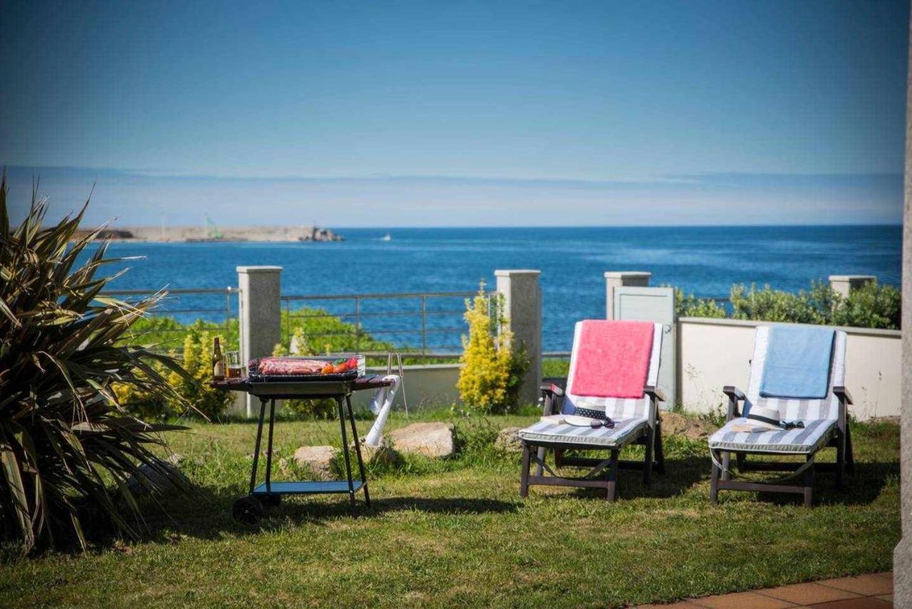 Chalet Pareado Con Jardin En 1ª Linea De Mar Villa Burela Exterior foto