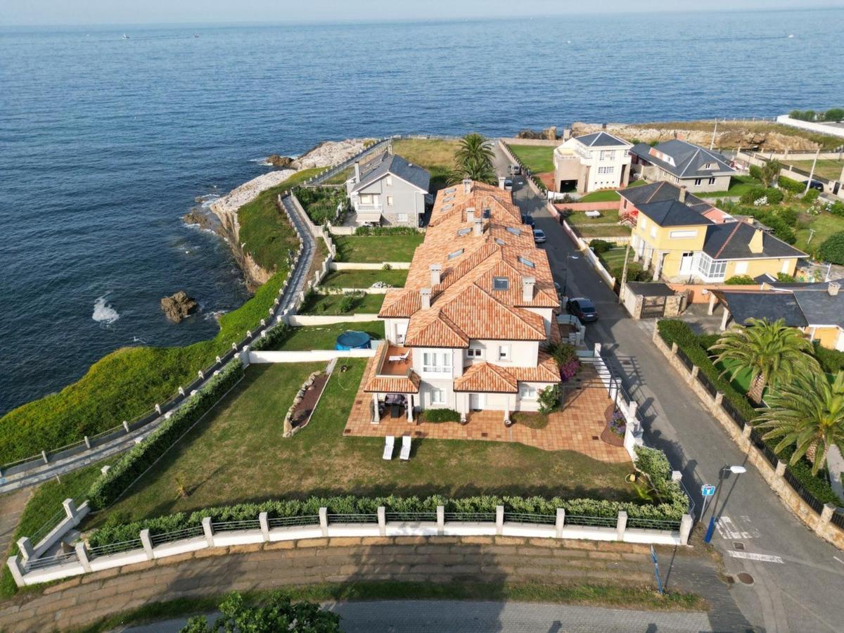 Chalet Pareado Con Jardin En 1ª Linea De Mar Villa Burela Exterior foto